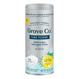 Grove Co. Pure Power Dishwasher Detergent Packs, 18 ct, thumbnail image 1 of 7