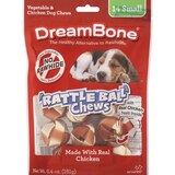 Dream Bone Rattle Ball Chews, 14CT, thumbnail image 1 of 3