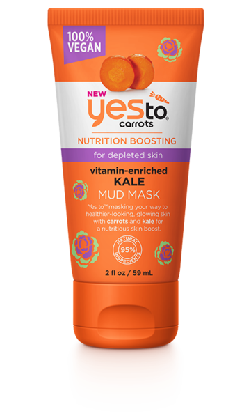 Yes To Carrots Nutrition Boosting Kale Mud Mask, 2 OZ