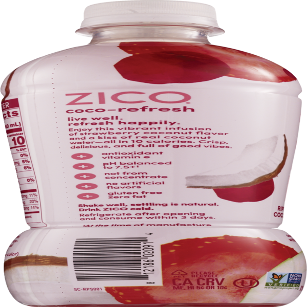 Zico Coco-Refresh Coconut Water, 16.9 OZ