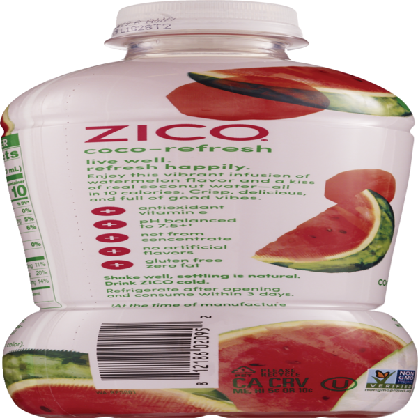Zico Coco-Refresh Coconut Water, 16.9 OZ