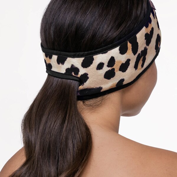 Kitsch Leopard Microfiber Spa Headband