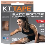 KT Tape Gentle Elastic Sports Tape, Beige, 20 CT, thumbnail image 1 of 2