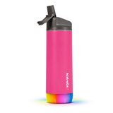 HidrateSpark Steel LED Tumbler with Straw, Fruit Punch, 17 oz, thumbnail image 1 of 6