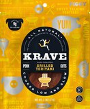 KRAVE Gourmet Pork Cuts, Grilled Teriyaki Flavor, 2.7 oz, thumbnail image 1 of 3