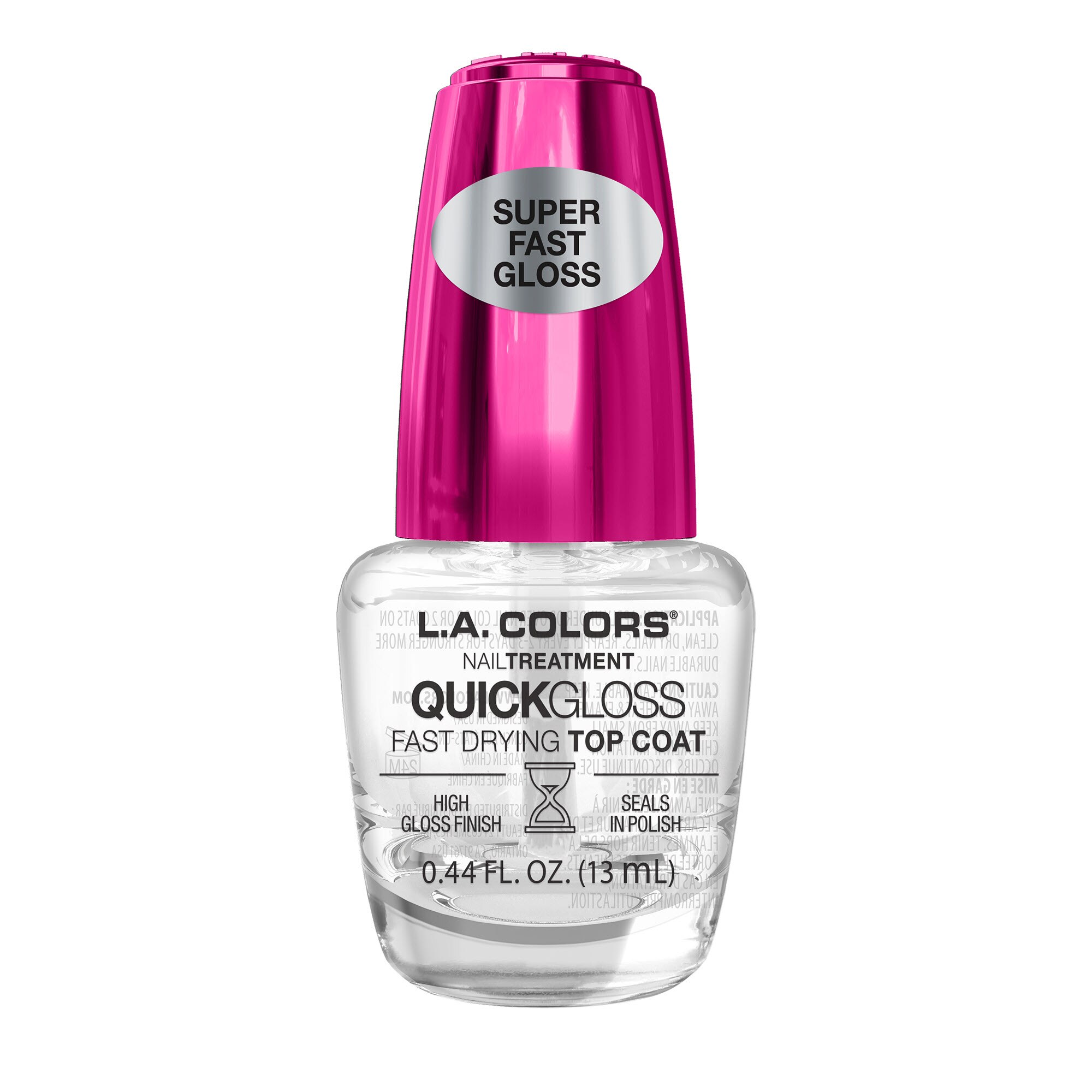 L.A. COLORS Salon Fabulous Nail Treatment Quick Gloss Fast Drying Top Coat