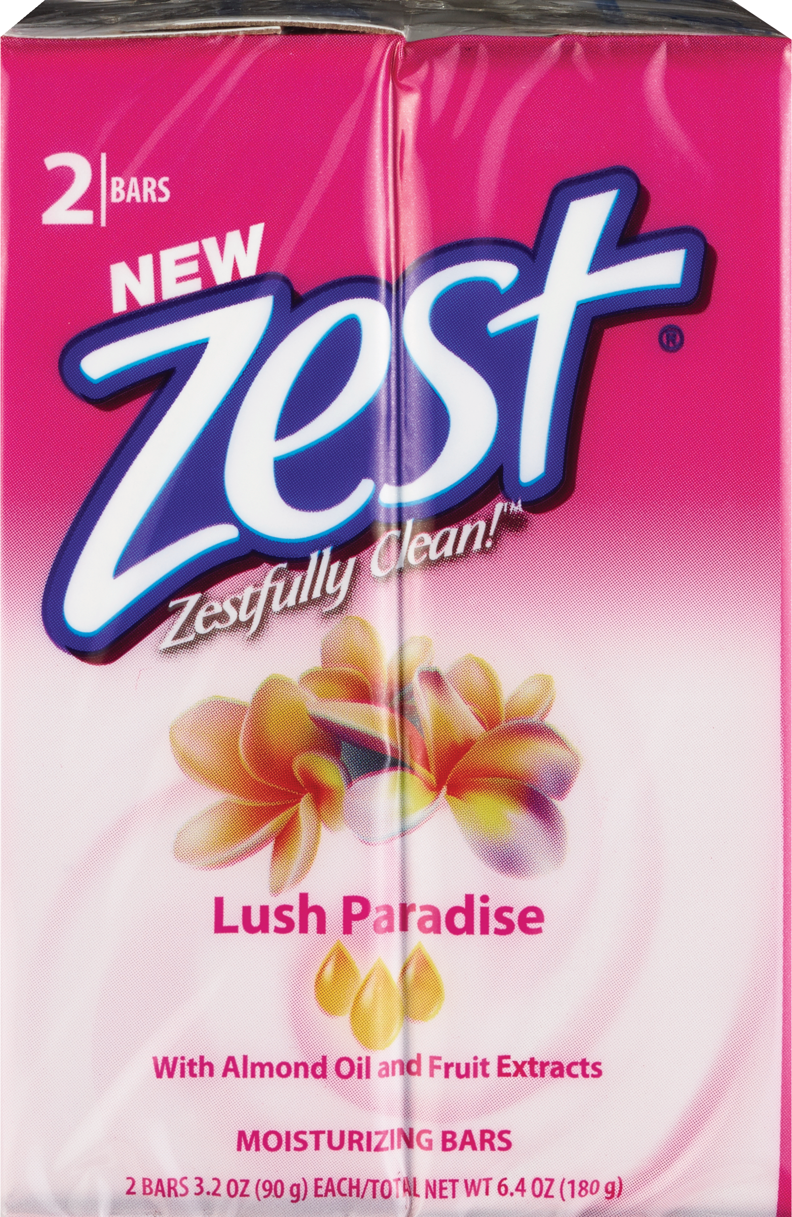 Zest Zestfully Clean Moisturizing Bars, 2CT