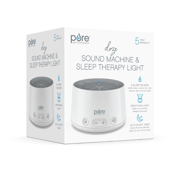 Pure Enrichment Doze Sound Machine and Sleep Therapy Light