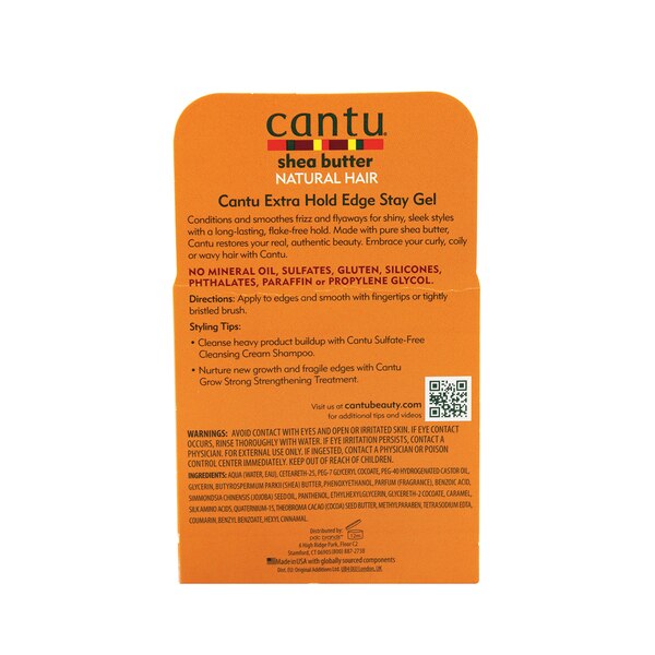 Cantu Shea Butter Extra Hold Edge Stay Gel, 2.25 OZ