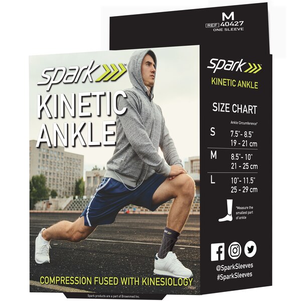 Spark Kinetic Ankle Compression Sleeve