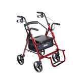 Drive Medical Duet Dual Function Transport Wheelchair Rollator Rolling Walker, thumbnail image 2 of 5