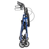 Drive Medical Walker Rollator with 6"" Wheels Fold Up Removable Back Support and Padded Seat, thumbnail image 5 of 5