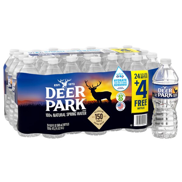 Deer Park 100% Natural Spring Water Plastic Bottle