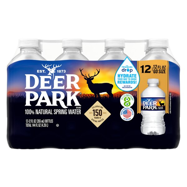 Deer Park 100% Natural Spring Water Plastic Bottle