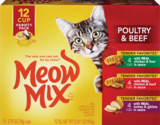 Meow Mix Tender Favorites Poultry, 12 Cups, thumbnail image 1 of 2