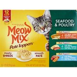 Meow Mix Pate Toppers, Seafood & Poultry, thumbnail image 1 of 6