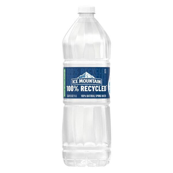 Ice Mountain 100% Natural Spring Water Plastic Bottle