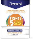 Clearasil Stubborn Acne 5 In 1 Spot Treatment Cream, 1 OZ, thumbnail image 1 of 6