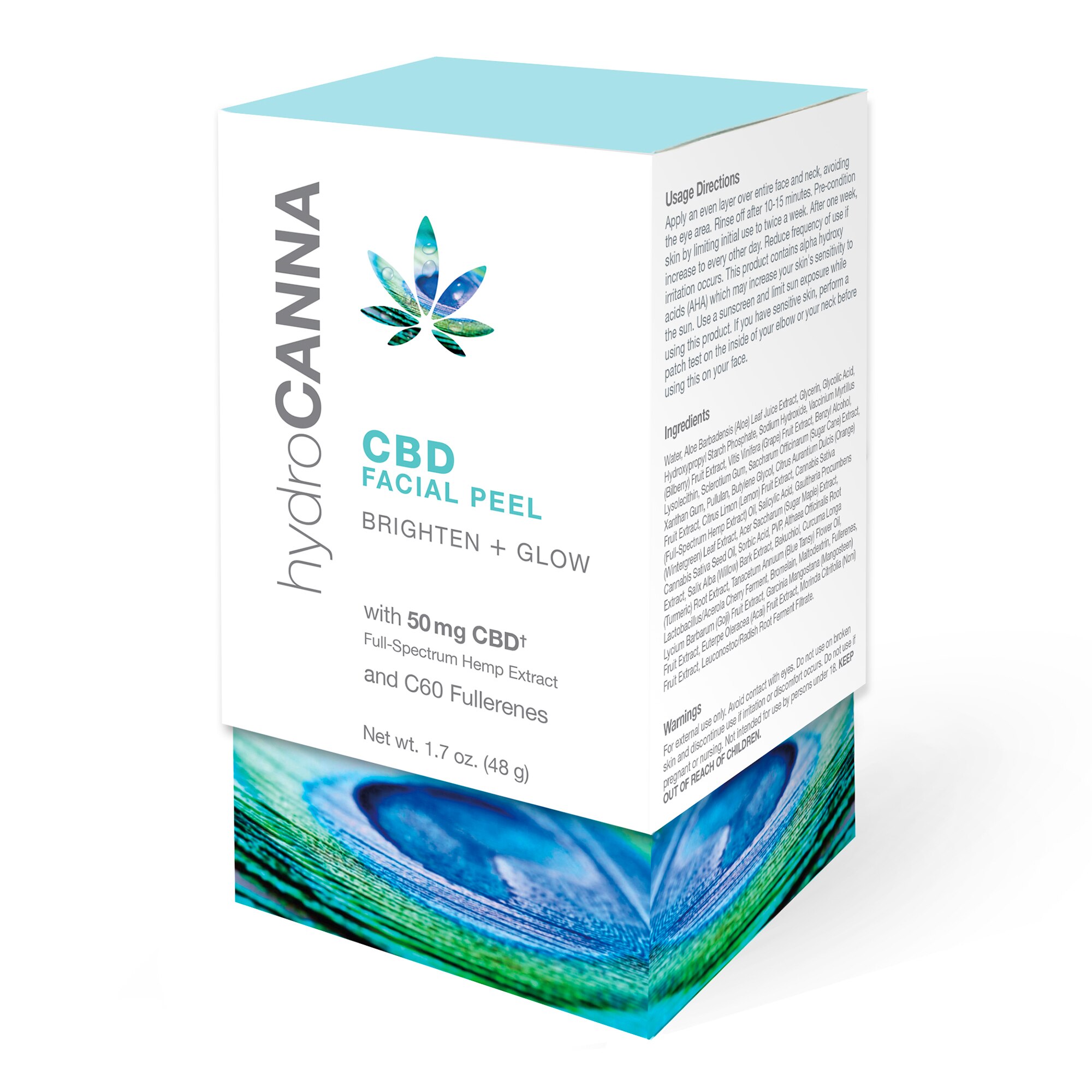 Hydrocanna CBD Facial Peel, 1.7 OZ - State Restrictions Apply