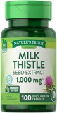 Nature's Truth Milk Thistle Seed Extract Supplement, 1,000 mg, 100 CT, thumbnail image 1 of 4