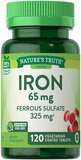 Nature's Truth Iron Supplement, 65 mg, 120 CT, thumbnail image 1 of 4