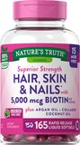 Nature's Truth Hair, Skin & Nails with Biotin Softgels, 5,000 mcg, 165 CT, thumbnail image 1 of 4