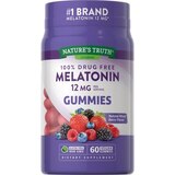 Nature's Truth 100% Drug Free Melatonin 12mg Gummies, 60 CT, thumbnail image 1 of 4