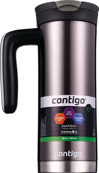 Contigo Snapseal Thermal Travel Mug, 20 OZ, Gunmetal