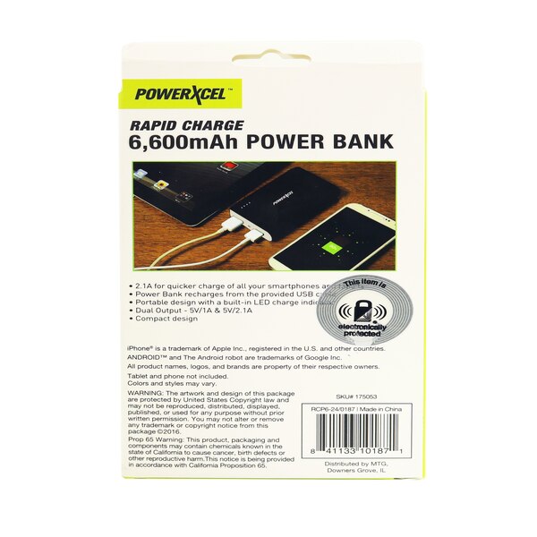 PowerXcel Powerbank Black