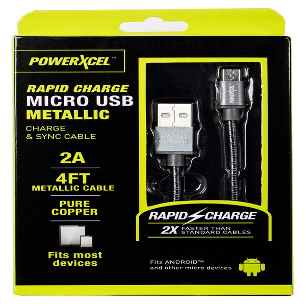 PowerXcel 4FT Micro 2A Cable
