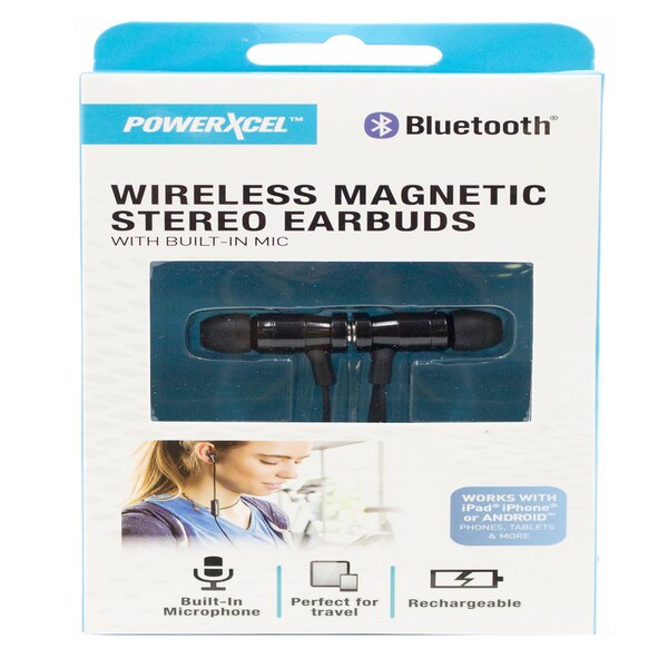Powerxcel Wireless Magnetic Stereo Earbuds