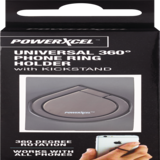 Universal 360 Degree Phone Ring Holder with Kickstand, Black, thumbnail image 1 of 1