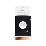 Gimme Thick Hair Elastics, Black, 6 CT, thumbnail image 1 of 1