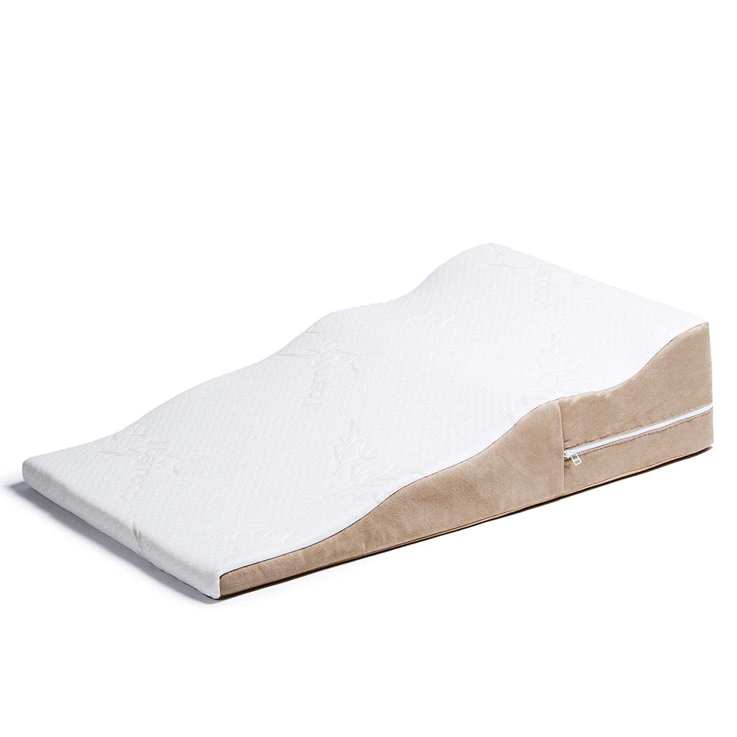 Avana Wavy Contoured Bed Wedge Acid Reflux Memory Foam Pillow image.