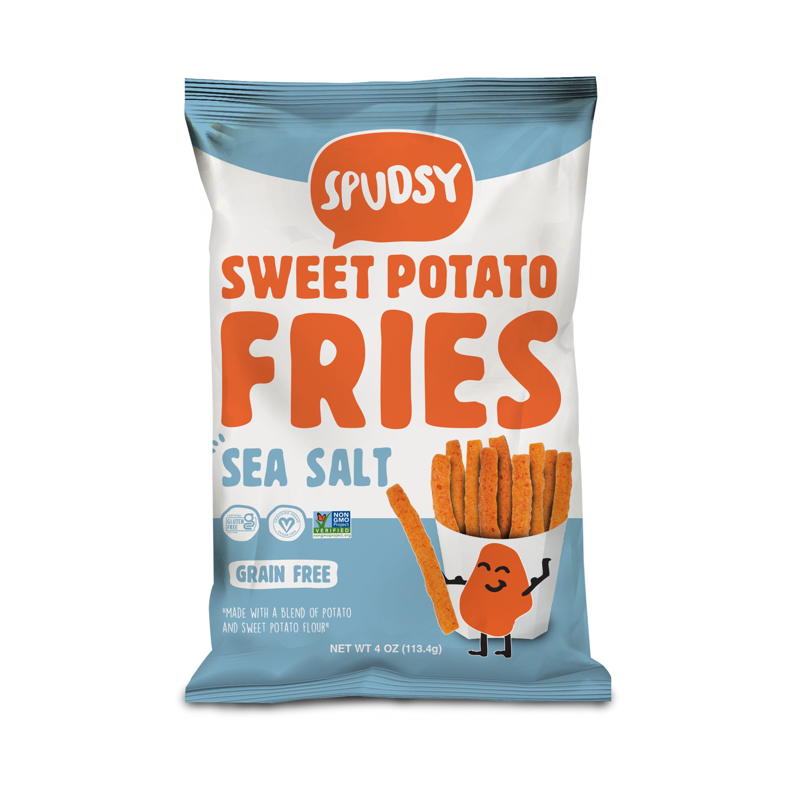 Spudsy Sea Salt Sweet Potato Fries, 4 oz