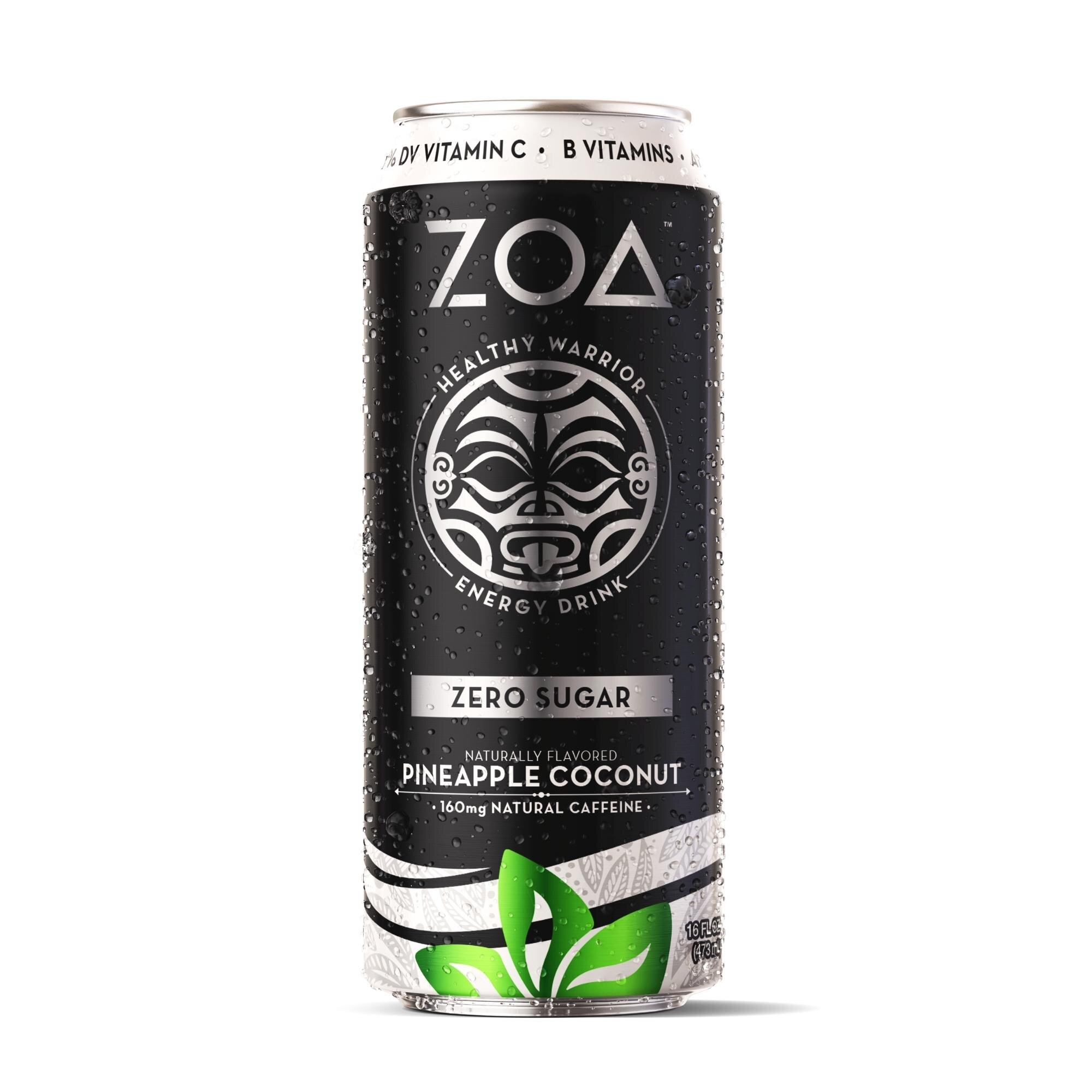 ZOA Zero Sugar Energy Drink, 16 OZ image.