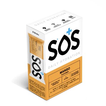 SOS Elyctrolyte & Mineral Drink Mix Packets, 8 ct