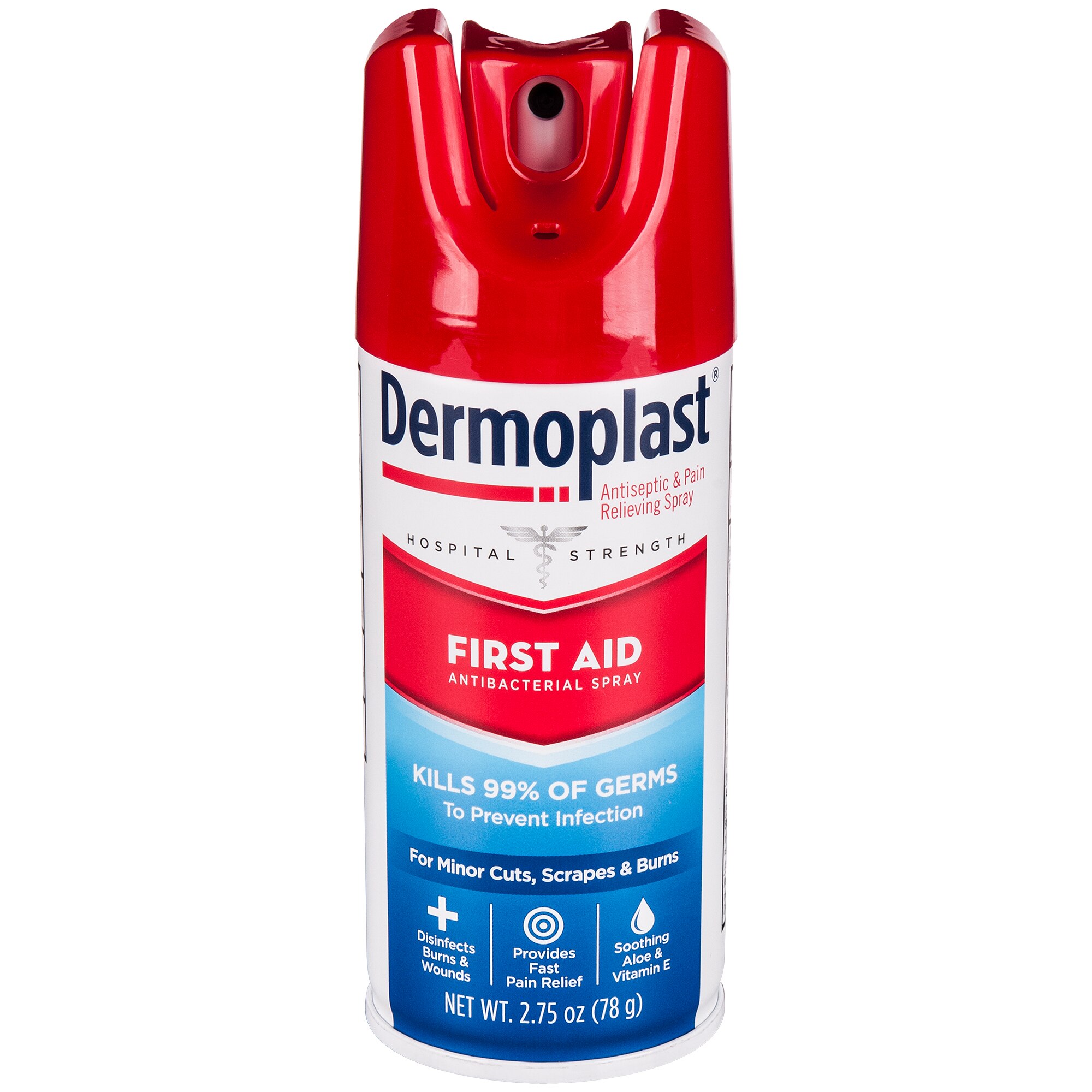 Dermoplast Antiseptic Anesthetic Pain Relieving Antibacterial Spray, 2.75 OZ