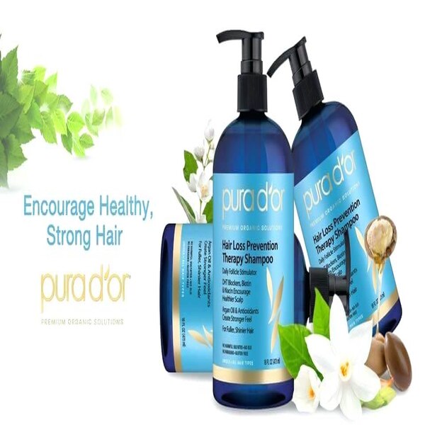 PURA D'OR Hair Thinning Therapy Conditioner, 16 OZ