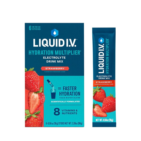 Liquid I.V. Hydration Multiplier Electrolyte Drink Mix Packets, 6 CT