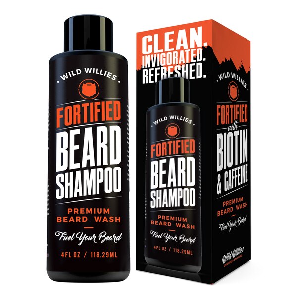 Wild Willies Fortified Beard Wash, 4 OZ