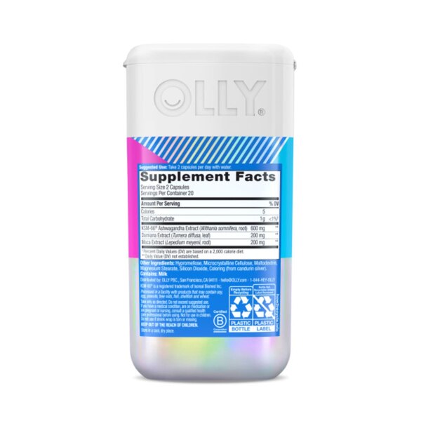 OLLY Lovin' Libido Capsule Supplement, 40CT