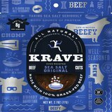 KRAVE Gourmet Beef Cuts, Sea Salt Flavor, 2.7 OZ, thumbnail image 1 of 2