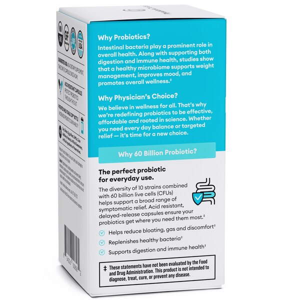 Physician's Choice 60 Billion Probiotic Delayed-Release Capsules