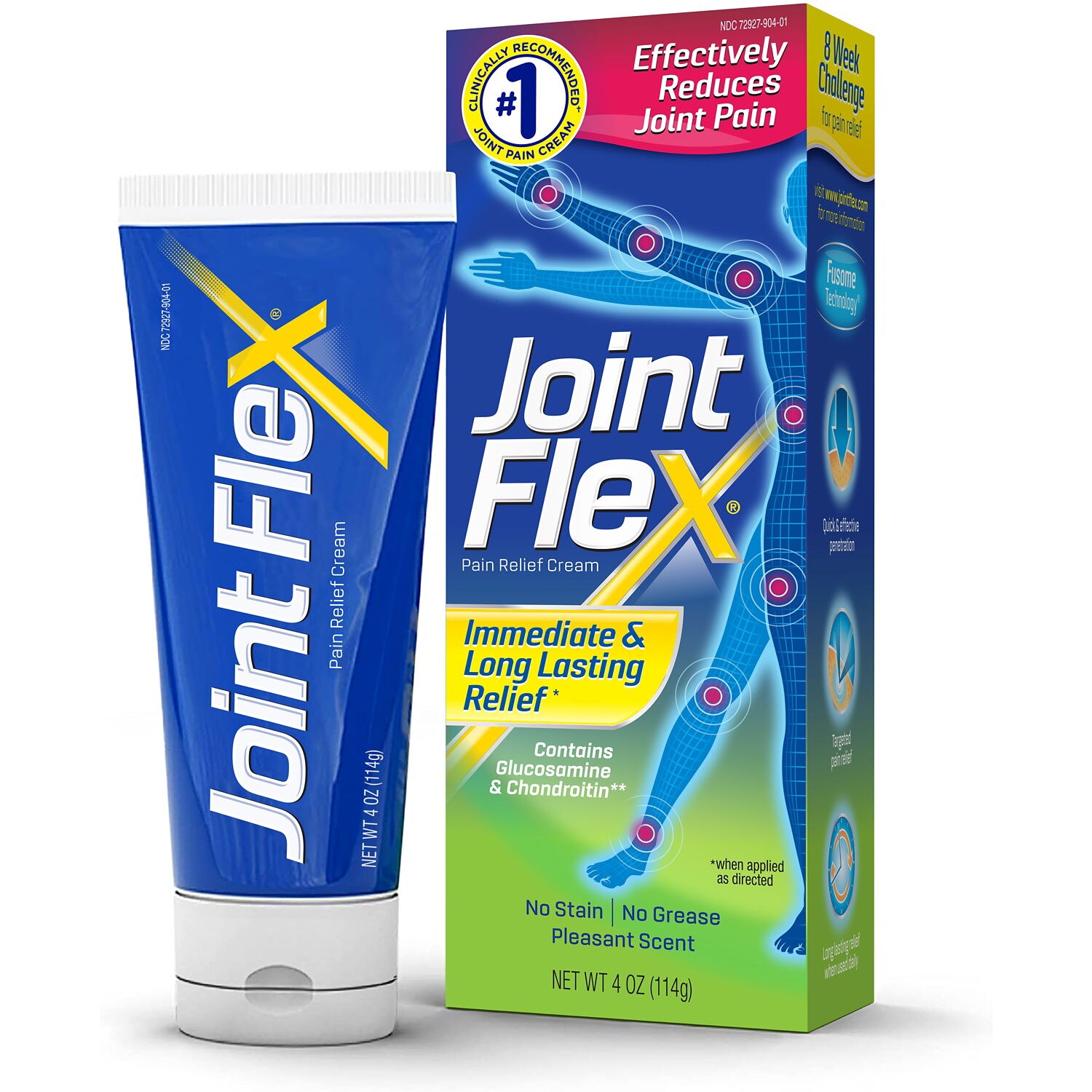 JointFlex Arthritis Pain Relief Cream, 4 OZ image.