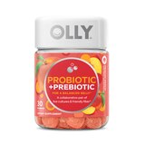 Olly Probiotic + Prebiotic Vitamin 30CT, Peachy Peach, thumbnail image 1 of 5
