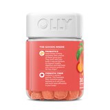 Olly Probiotic + Prebiotic Vitamin 30CT, Peachy Peach, thumbnail image 2 of 5