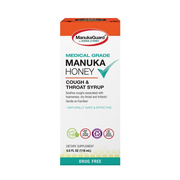 ManukaGuard Cough & Throat Syrup, 4 OZ