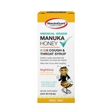 ManukaGuard Kids Nighttime Cough & Throat Syrup, Honey Lemon, 4 OZ, thumbnail image 1 of 6