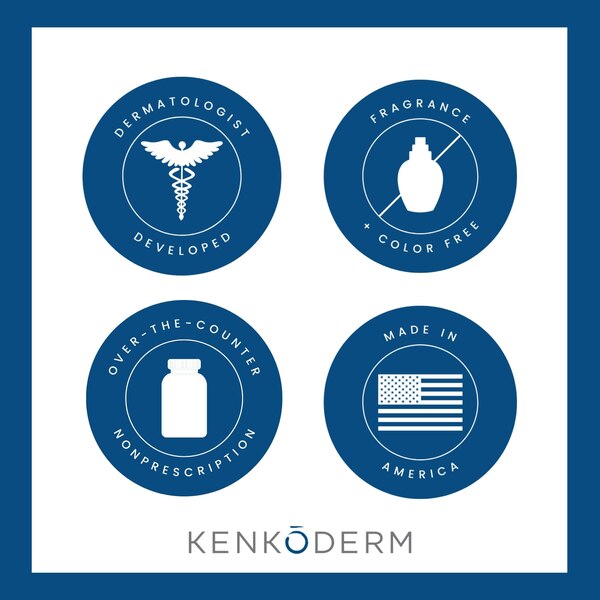 Kenkoderm Psoriasis Shampoo with 3% Salicylic Acid - 4 oz, 4 Bottles